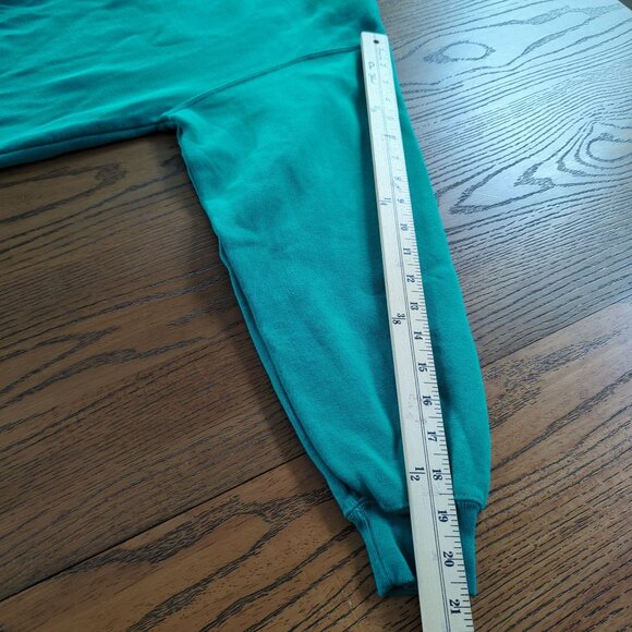 Vintage Elle Macpherson Teal Cardigan Sweater M With Button Front and Pockets - Picture 13 of 15